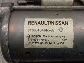 Recambio de motor arranque para nissan juke (f16_) dig-t 117 referencia OEM IAM 233004646R  0001170679 BOSCH