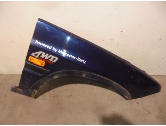 Recambio de aleta delantera derecha para ssangyong musso 2.9 d referencia OEM IAM 5182105220 AZUL 