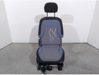 Recambio de asiento delantero derecho para peugeot partner kombi 1.6 blue-hdi fap referencia OEM IAM 4850213 TELA NEGRA, AZUL Y 
