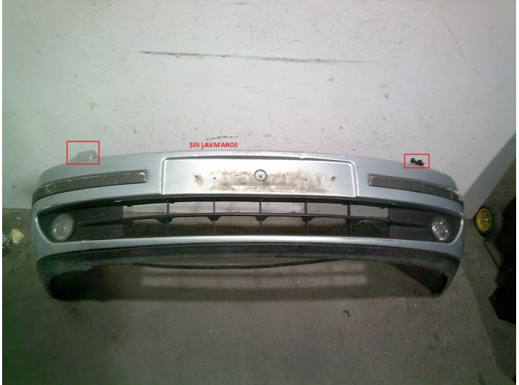 Replacement front bumper for Renault Laguna II (BG0) 2.2 dCi turbodiesel OEM IAM reference 7701206433 GREY 