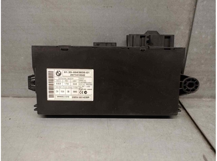 Recambio de modulo electronico para bmw serie 5 berlina (e60) 530d referencia OEM IAM 61356943835 5WK49514 SIEMENS