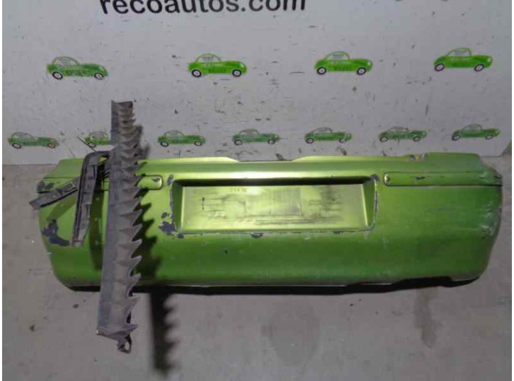 Replacement rear bumper for Volkswagen Polo saloon (6N2) 1.4 16V OEM IAM reference 6N0807421D GREEN 5 DOORS