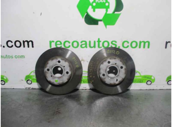Recambio de disco freno delantero para toyota yaris (ncp1/nlp1/scp1) 1.4 turbodiesel cat referencia OEM IAM 4351252040 