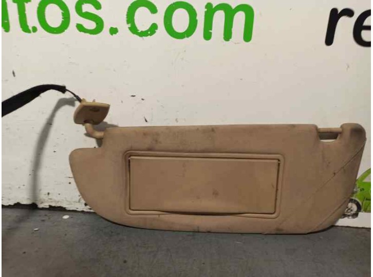 Recambio de parasol izquierdo para peugeot 607 (s1) 2.2 hdi fap cat referencia OEM IAM 8143EK 
