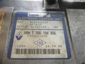 Replacement engine ECU for Renault Clio II Phase I (B/CBO) 1.9 Diesel OEM IAM reference 7700104956 R04080009F LUCAS