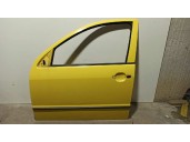 Replacement front left door for Skoda Fabia (6Y2/6Y3) 1.4 OEM IAM reference 6Y0831055 YELLOW 5 DOORS