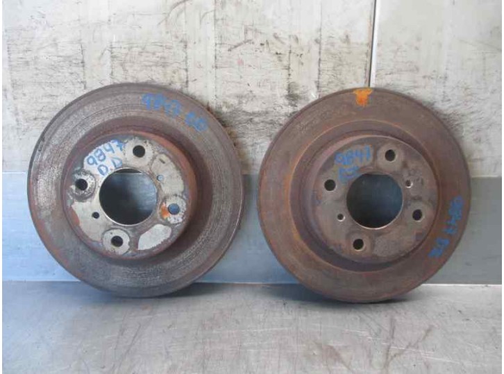 Replacement front brake disc for Opel Agila Basic OEM IAM reference 9193872 