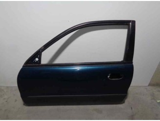 Recambio de puerta delantera izquierda para daewoo lanos 1.5 cat referencia OEM IAM 96385235 VERDE 3 PUERTAS