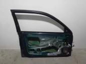 Recambio de puerta delantera izquierda para daewoo lanos 1.5 cat referencia OEM IAM 96385235 VERDE 3 PUERTAS