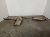 Recambio de tubo escape trasero para skoda superb i (3u4) 2.0 tdi referencia OEM IAM 8E0253611BD 3U0253409F 