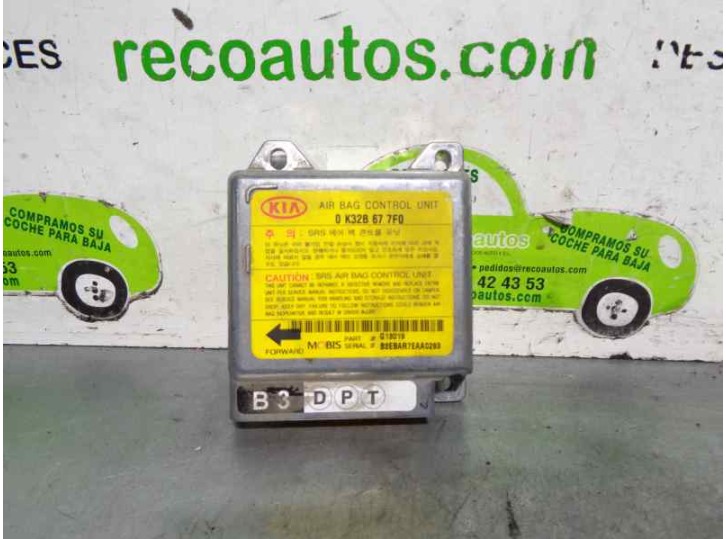 Replacement airbag control unit for Kia Rio I Hatchback (DC) 1.3 OEM IAM reference 0K32B677F0 
