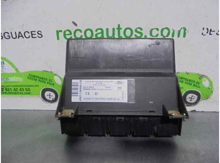 Recambio de centralita cierre para ford fiesta (cbk) 1.6 tdci cat referencia OEM IAM 4S6T15K600CB 
