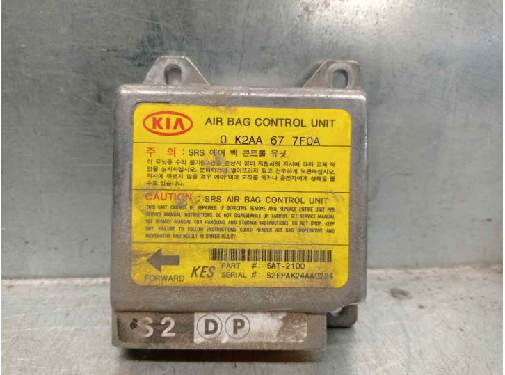 Recambio de centralita airbag para kia sephia ll 1.5 cat referencia OEM IAM 0K2AA677F0A 