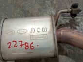 Recambio de tubo escape trasero para toyota avensis berlina (t25) 2.0 turbodiesel cat referencia OEM IAM 174300H130 174300H130 