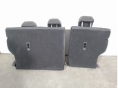 Recambio de asientos traseros para nissan pulsar (c13) 1.5 turbodiesel cat referencia OEM IAM 4851992 CUERO NEGRO 5 PUERTAS