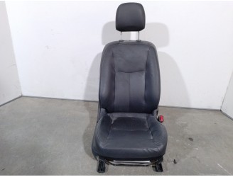 Recambio de asiento delantero derecho para nissan pulsar (c13) 1.5 turbodiesel cat referencia OEM IAM 4851998 CUERO NEGRO 5 PUER