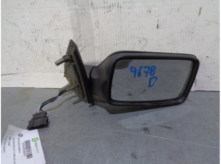 Replacement right wing mirror for Volkswagen Golf III saloon (1H1) 1.6 OEM IAM reference 40486 5 PINS 5 DOORS - BLUE
