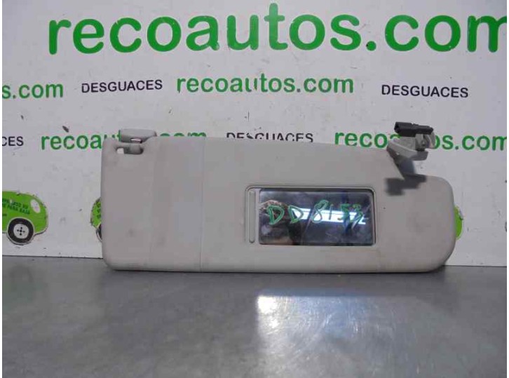 Recambio de parasol derecho para volkswagen polo (9n3) 1.4 tdi referencia OEM IAM 6Q0857552F 