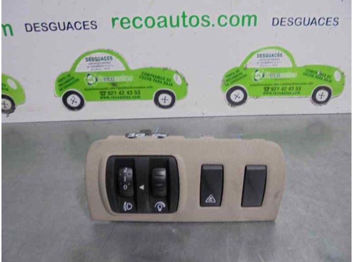 Replacement dashboard light switch for Renault Scenic III 1.5 dCi diesel FAP OEM IAM reference 648450007R 