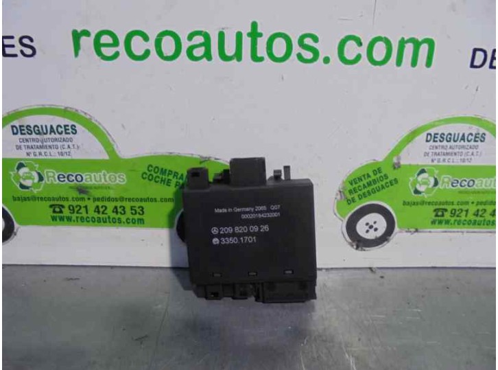 Recambio de modulo confort para mercedes-benz clase clk (w209) coupe 3.2 v6 18v cat referencia OEM IAM 2098200926 