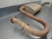 Recambio de tubo escape trasero para peugeot boxer caja cerrada (rs2850)(230)(´02) 2.5 diesel referencia OEM IAM 1318684080 CES
