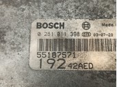 Recambio de centralita motor uce para fiat stilo (192) 1.9 jtd cat referencia OEM IAM 55187571 0281011398 BOSCH