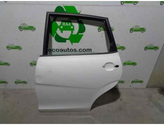 Recambio de puerta trasera izquierda para seat altea (5p1) 1.9 tdi referencia OEM IAM 5P0833055A BLANCA 5 PUERTAS