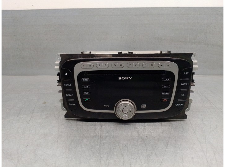 Replacement audio system / radio CD for Ford Focus Saloon (CAP) 1.8 TDCi turbodiesel cat OEM IAM reference 7M5T18C939JE 
