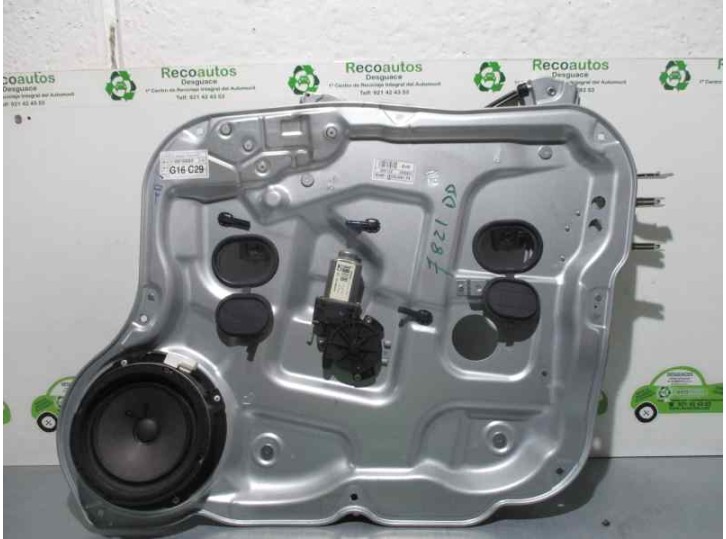 Recambio de elevalunas delantero derecho para hyundai santa fe (bm) 2.2 crdi cat referencia OEM IAM 2B030J9S4 2 PINES 5 PUERTAS