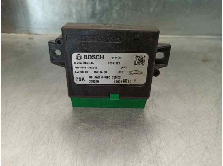 Recambio de modulo electronico para peugeot 208 1.6 e-hdi fap referencia OEM IAM 980041008011409 0263004545 BOSCH