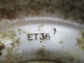 Recambio de llanta para renault rapid / express (f40) diesel referencia OEM IAM 7700304980 R135.00BX13CHET36 HIERRO