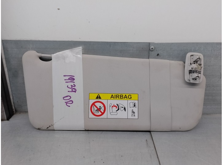 Recambio de parasol derecho para peugeot expert furgón pro standard referencia OEM IAM 9809498377 