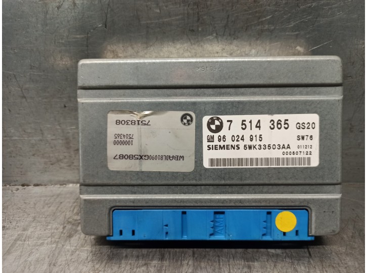 Recambio de centralita cambio automatico para bmw serie 5 berlina (e39) 3.0 24v turbodiesel cat referencia OEM IAM 7514365 5WK33