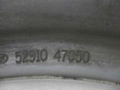 Recambio de llanta para hyundai h 1 2.5 turbodiesel referencia OEM IAM 5291047050 R1451/2JX14CH40 HIERRO