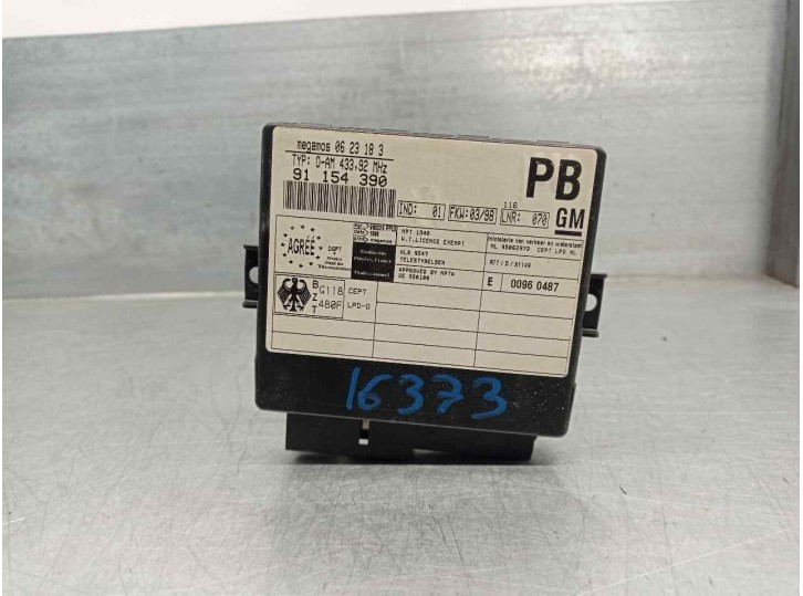 Recambio de modulo electronico para opel frontera a 2.5 turbodiesel referencia OEM IAM 91154390 0623183 GM