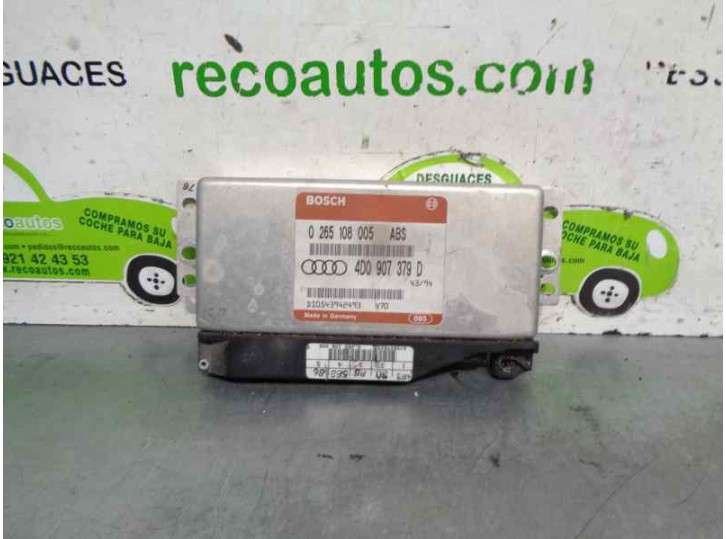 Replacement ABS control unit for Audi A6 Avant (C4) 2.5 TDI OEM IAM reference 4D0907379D 0285108005 BOSCH