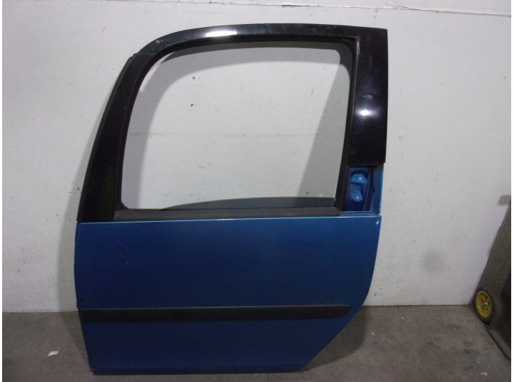 Recambio de puerta trasera izquierda para skoda roomster (5j7) 1.9 tdi referencia OEM IAM 5J7833055 AZUL 5 PUERTAS