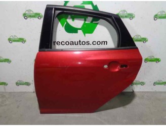 Recambio de puerta trasera izquierda para ford focus lim. 1.6 tdci cat referencia OEM IAM PBM51A24631BF GRANATE 5 PUERTAS