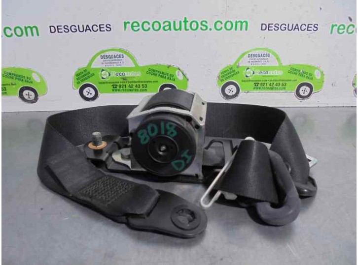 Recambio de cinturon seguridad delantero izquierdo para mg serie (r/rf) 1.6 16v cat referencia OEM IAM EVB110570 601186300 