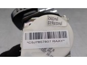 Recambio de cinturon seguridad trasero central para skoda roomster (5j7) 1.9 tdi referencia OEM IAM 5J7857807  5 PUERTAS