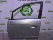 Recambio de puerta delantera izquierda para ssangyong rodius 2.7 turbodiesel cat referencia OEM IAM GRIS PLATA 5 PUERTAS