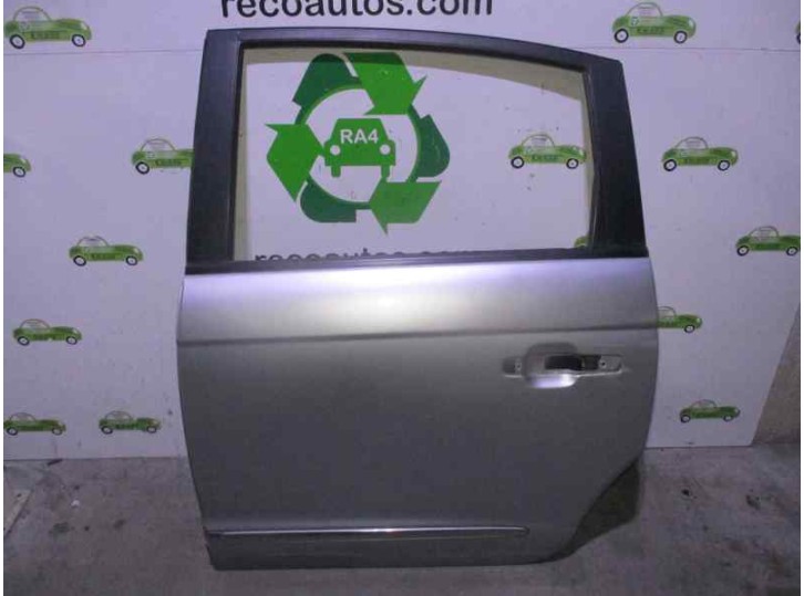 Replacement rear left door for ssangyong rodius 2.7 turbodiesel cat OEM IAM reference 4795844 SILVER GREY 5 DOORS