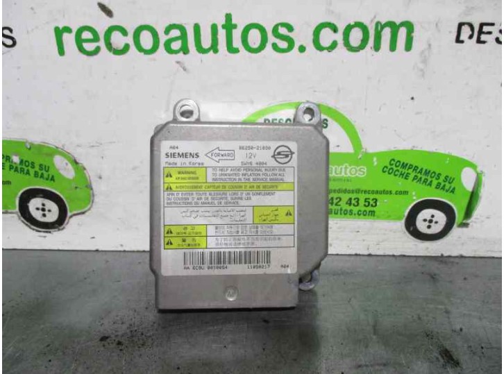 Recambio de centralita airbag para ssangyong rodius 2.7 turbodiesel cat referencia OEM IAM 8625021030 5WY64004 SIEMENS
