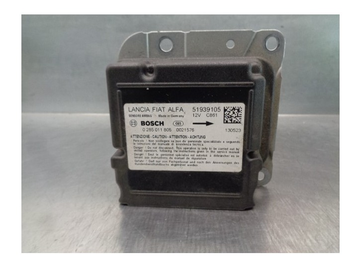 Recambio de centralita airbag para lancia ypsilon (402) 1.2 cat referencia OEM IAM 51939105 0285011805 BOSCH