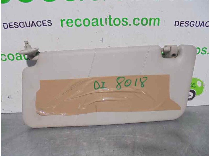 Recambio de parasol izquierdo para mg serie (r/rf) 1.6 16v cat referencia OEM IAM 
