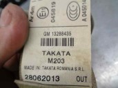 Replacement rear right seat belt for Opel Insignia saloon 2.0 CDTi CAT OEM IAM reference 1302647 5 DOORS