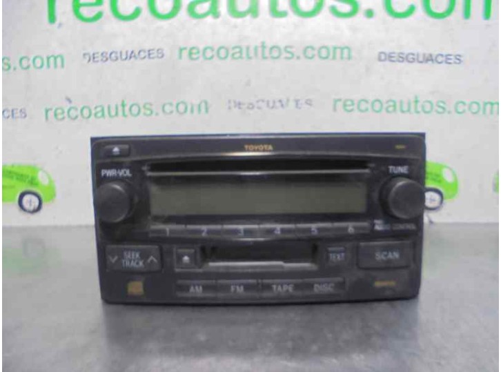 Recambio de sistema audio / radio cd para toyota rav 4 2.4 120kw referencia OEM IAM 861202B761 
