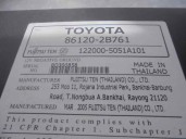Recambio de sistema audio / radio cd para toyota rav 4 2.4 120kw referencia OEM IAM 861202B761 