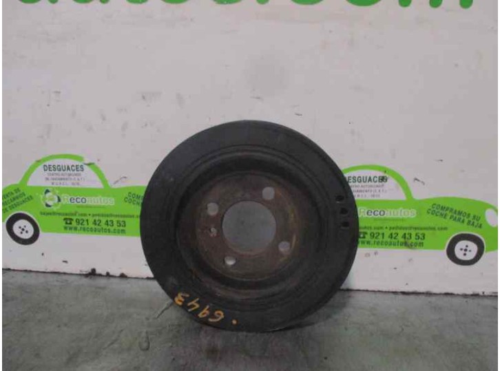Replacement crankshaft pulley for Hyundai Elantra (XD) 2.0 CRDi CAT OEM IAM reference 