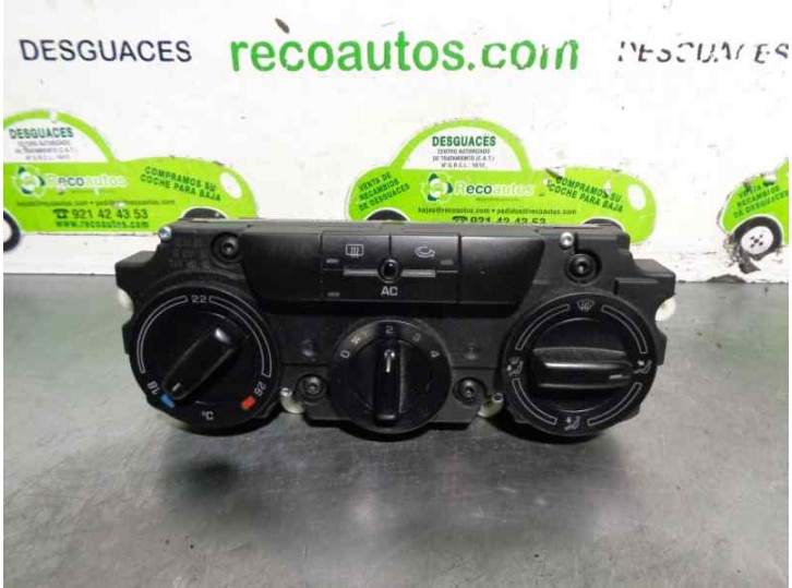 Recambio de mando calefaccion / aire acondicionado para skoda octavia berlina (1z3) 1.9 tdi referencia OEM IAM 1Z0907044AB  
